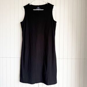 Patagonia Size L Black Sleeveless Maryann Jersey Dress NEW!